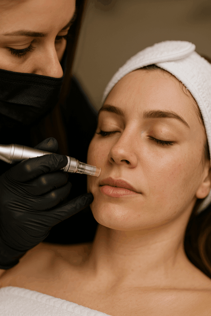 Microneedling Skin Treatment Romford London at SculptPMU by Mi