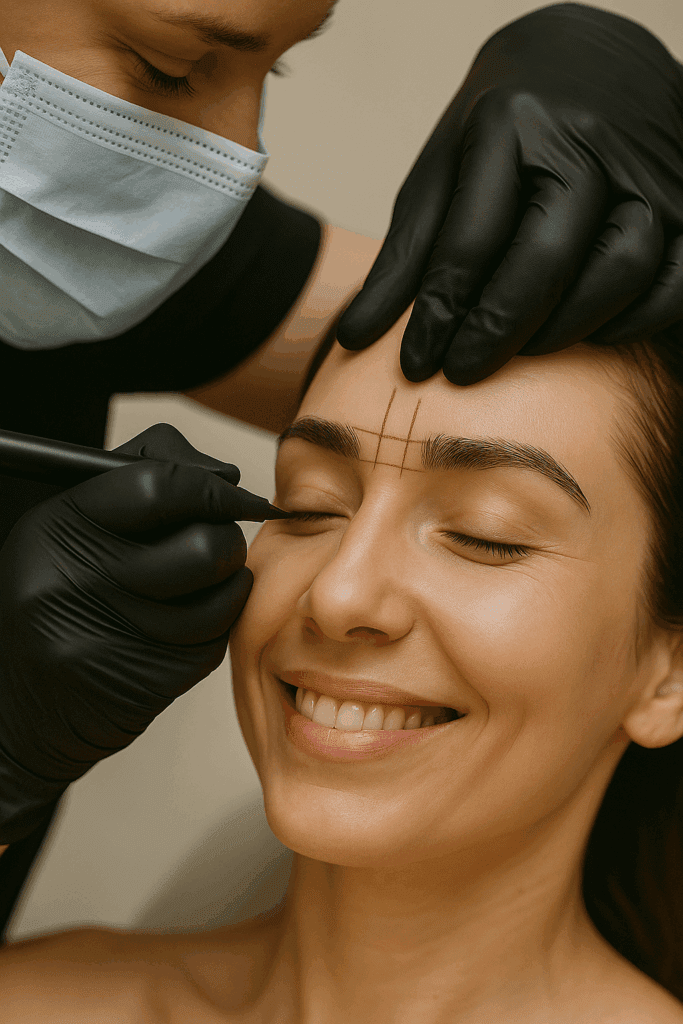 Brow Mapping and Shaping at SculptPMU by Mi