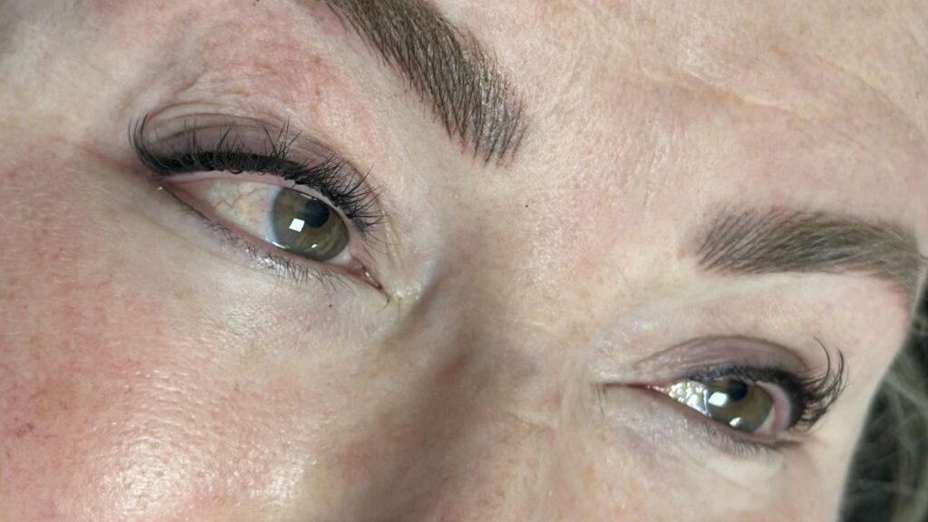 Permanent eyeliner and lash enhancement treatments offering different levels of eye definition and enhancement.